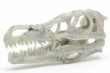 Carved Labradorite Dinosaur Skull #218493-4